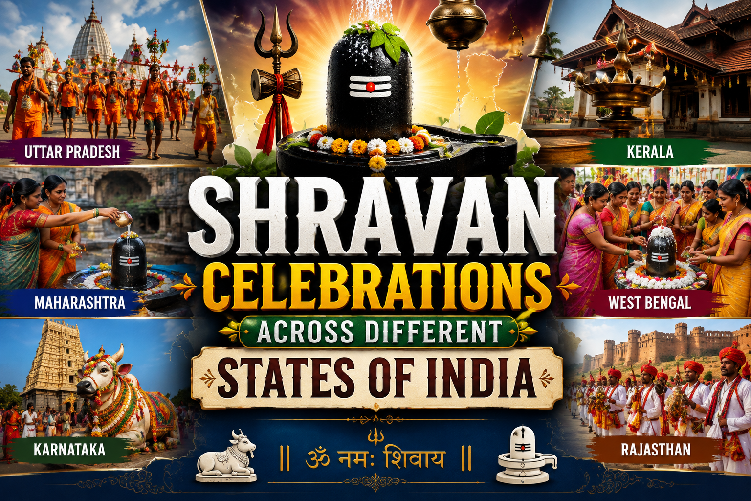 Shravan Mahina: A Tapestry of Devotion Across India's States